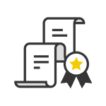 Exams certifications icon